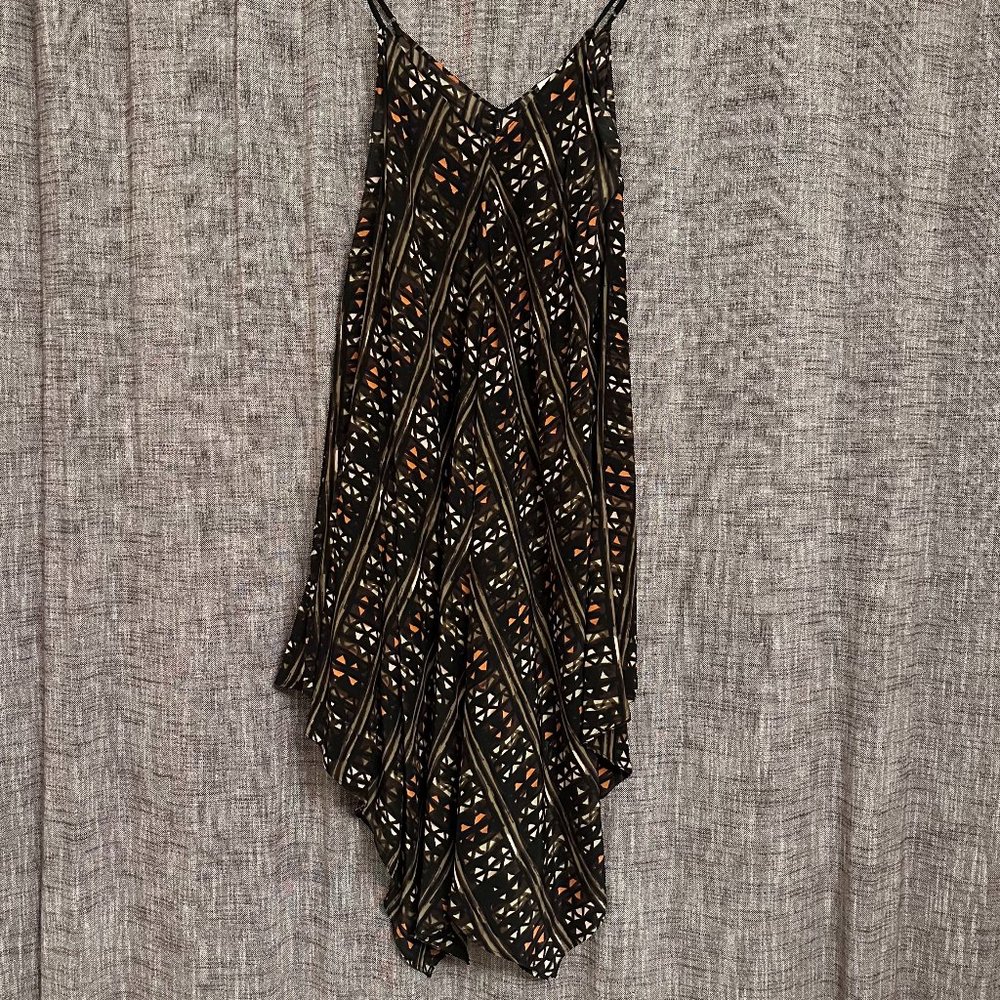 Anthropologie HD flowy dress with adjustable straps